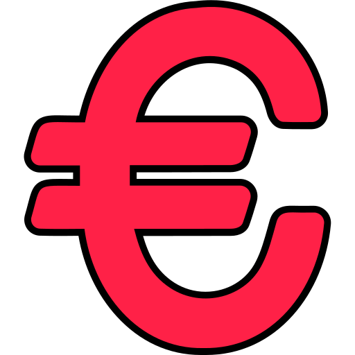 euro icono gratis