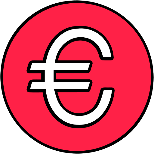 euro icono gratis