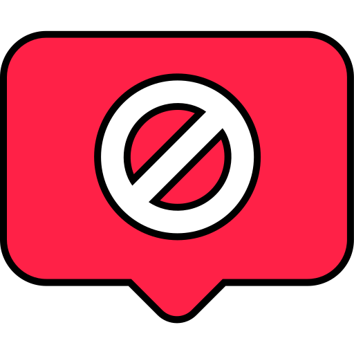 restringido icono gratis