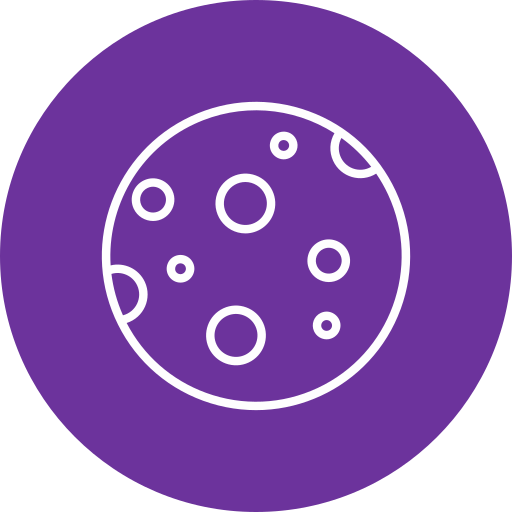 Moon Generic color fill icon