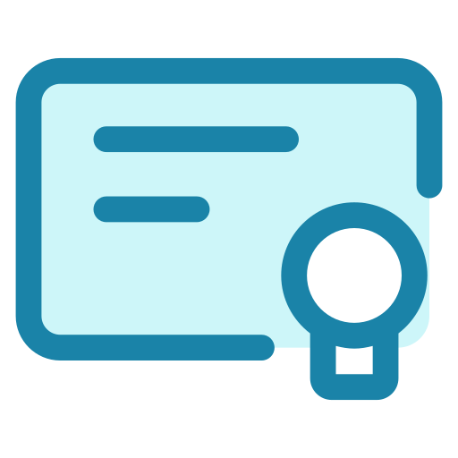 certificado icono gratis