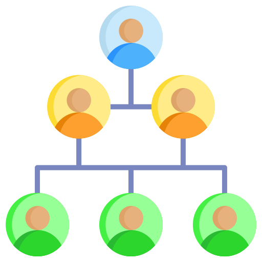 estructura de organización icono gratis