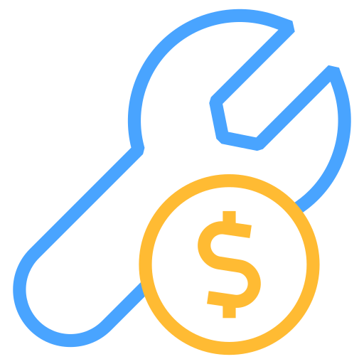 Maintenance free icon