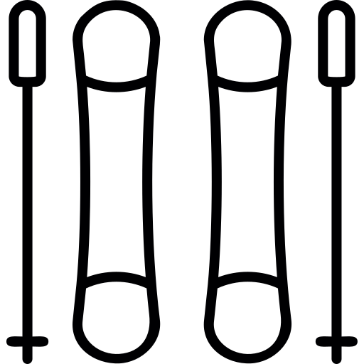 Skiing free icon