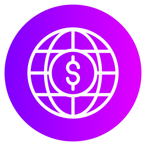 Economía global icono gratis