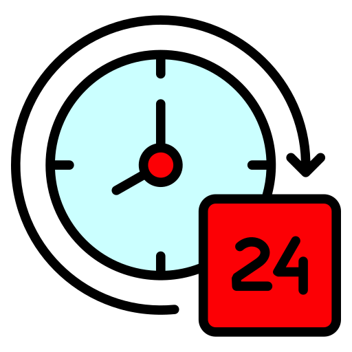 24 horas grátis ícone 24 horas grátis ícone