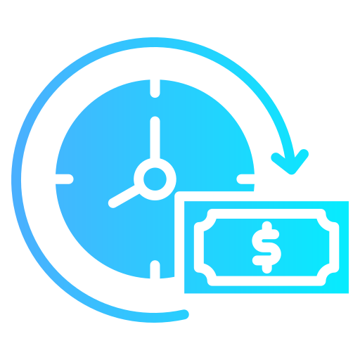 le temps, c'est de l'argent Icône gratuit le temps, c'est de l'argent Icône gratuit