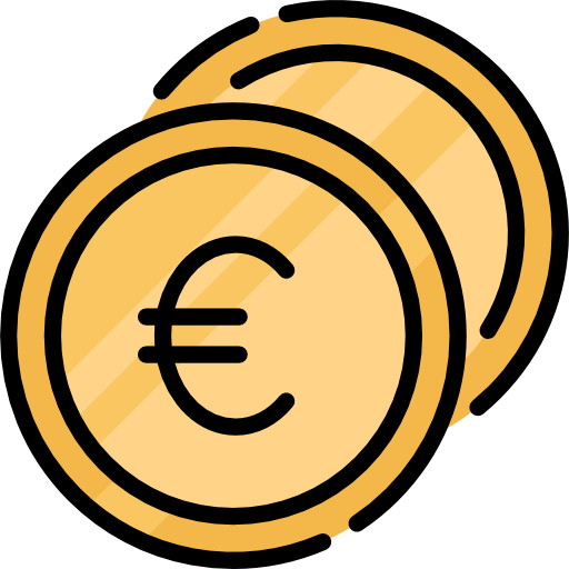 euro icono gratis