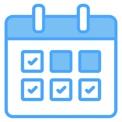 Schedule Generic color lineal-color icon