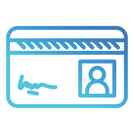 tarjeta de identificación icono gratis