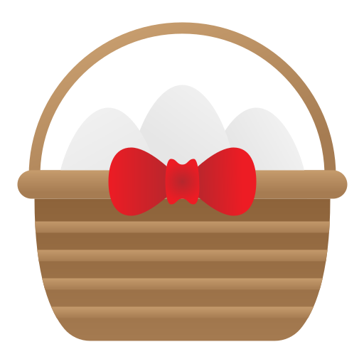 huevos de pascua icono gratis