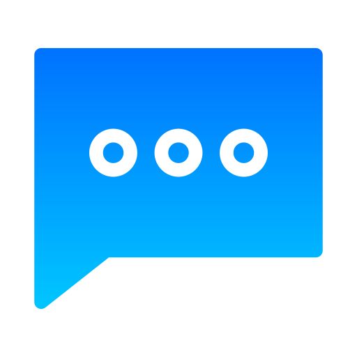 Chat Balloon Generic gradient fill icon