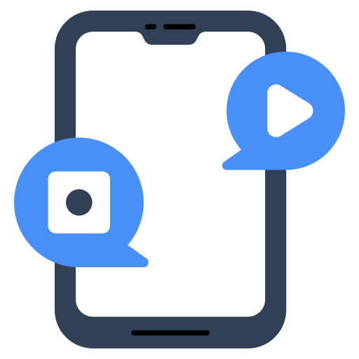 chat de video icono gratis