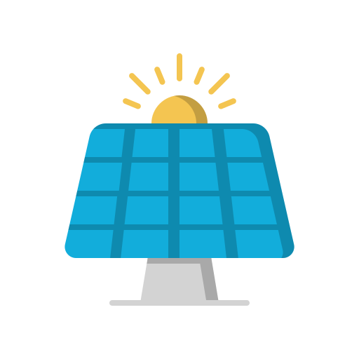 panel solar icono gratis