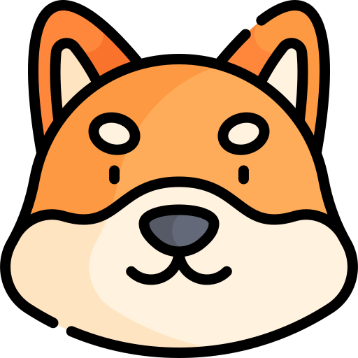 shiba inu icono gratis