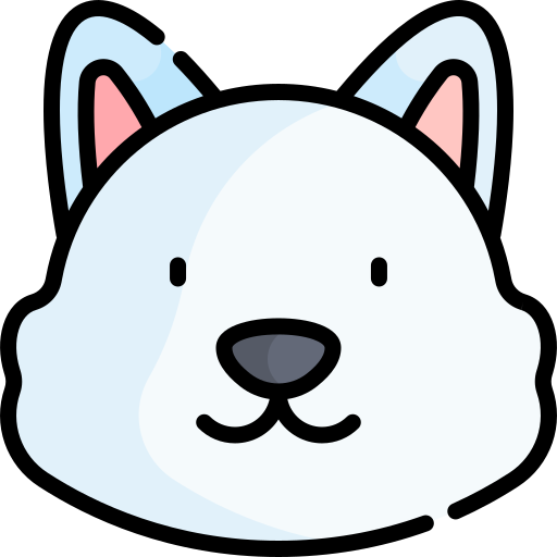 samoyedo icono gratis