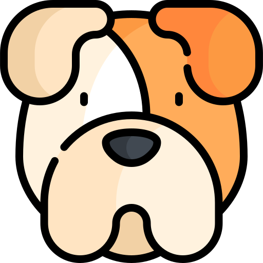 bulldog inglés icono gratis