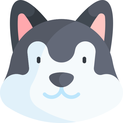 husky siberiano icono gratis