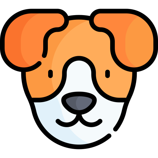 Jack russell terrier Kawaii Lineal color icon