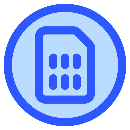 tarjeta sim icono gratis