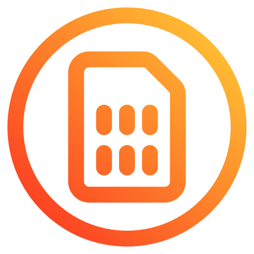 tarjeta sim icono gratis