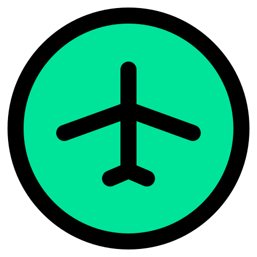 avión icono gratis