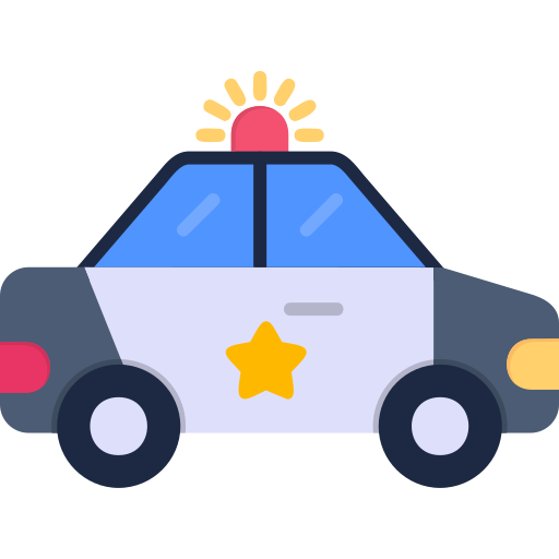 Police car Generic color fill icon