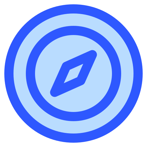 brújula icono gratis