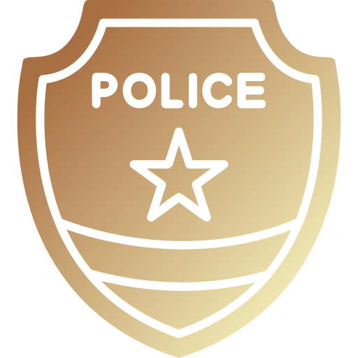 Police badge Generic gradient fill icon