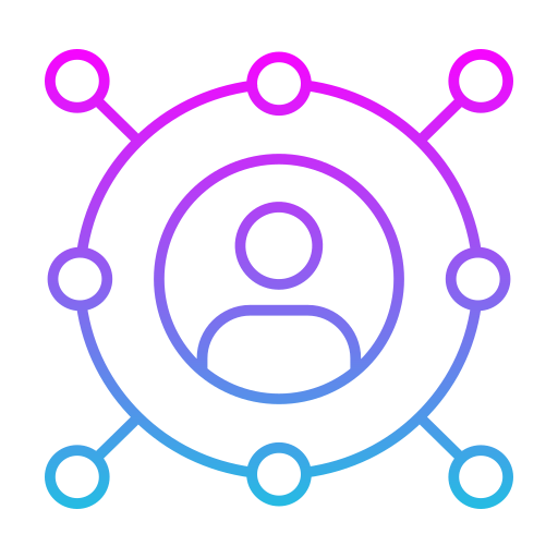 la comercialización del afiliado icono gratis