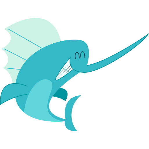 Marlin free sticker Marlin free sticker