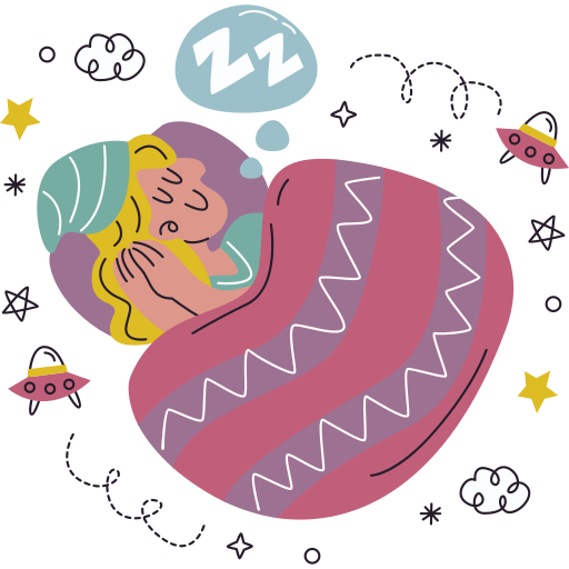 dormir gratis sticker