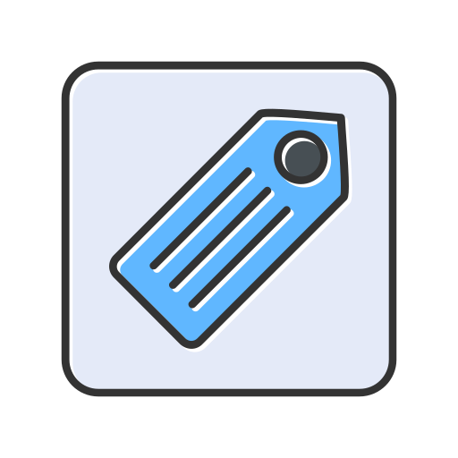 Tag free icon