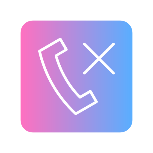 ninguna llamada icono gratis