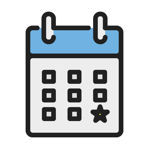 fecha del calendario icono gratis