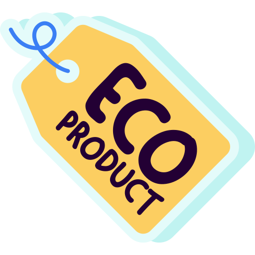 producto ecológico gratis sticker