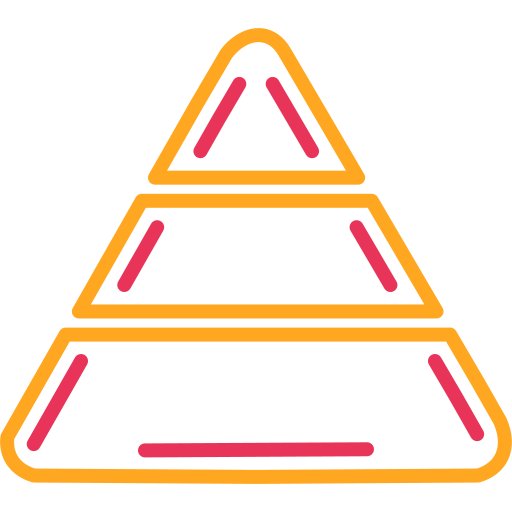 Pyramid Generic color outline icon