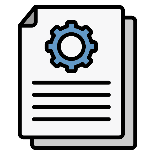 Document adjustment Generic color lineal-color icon