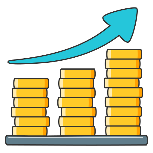 lucro grátis ícone