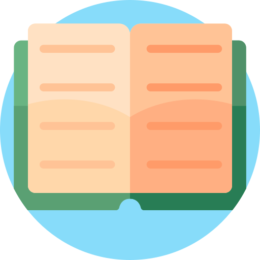 Book Detailed Flat Circular Flat icon