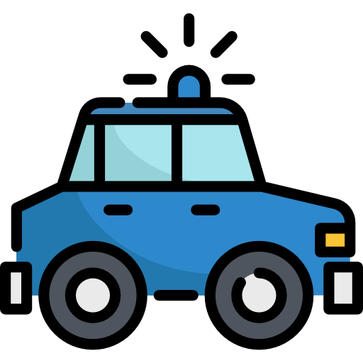 Полицейская машина бесплатно иконка