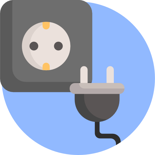 Socket Detailed Flat Circular Flat icon