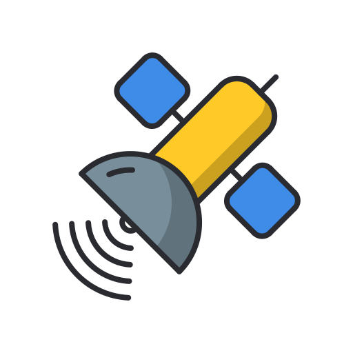 satélite espacial icono gratis