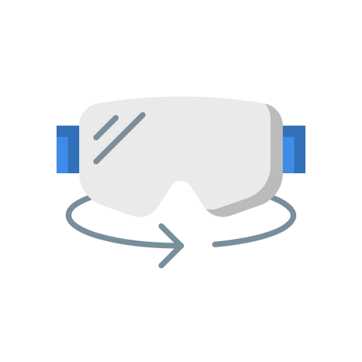 cámara de realidad virtual icono gratis