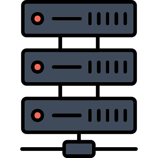 Server Generic color lineal-color icon