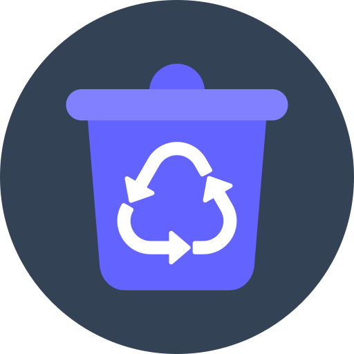 papelera de reciclaje icono gratis