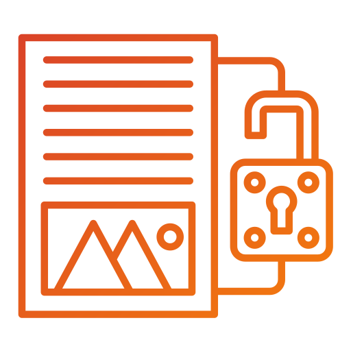 Disclosure Generic gradient outline icon