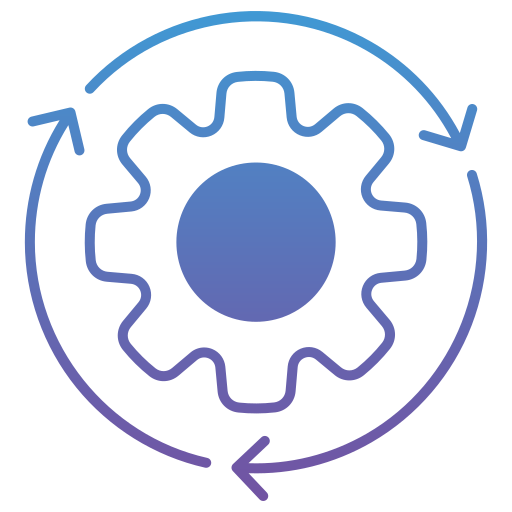 Continous improvement Generic gradient fill icon