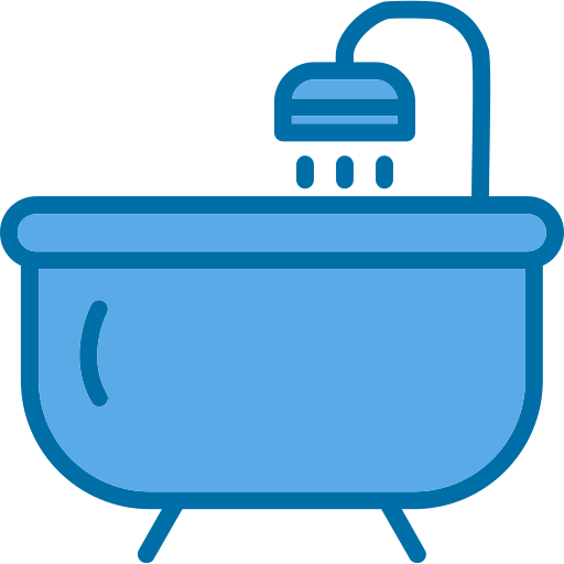 Bathtub Generic color lineal-color icon