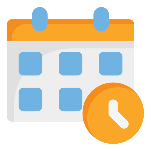 Calendar Generic color fill icon